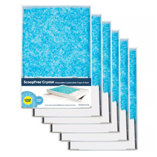 PetSafe ScoopFree Disposable Crystal Litter Tray, Fresh Scented Refill - 6Pk