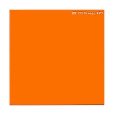ICE CO 100mm Orange #21 Filter for B&W 100 Includes Plastic Hard Shell Case