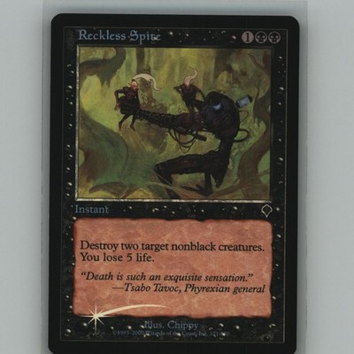 Reckless Spite 121 Uncommon Invasion Magic: The Gathering Foil Lightly Played