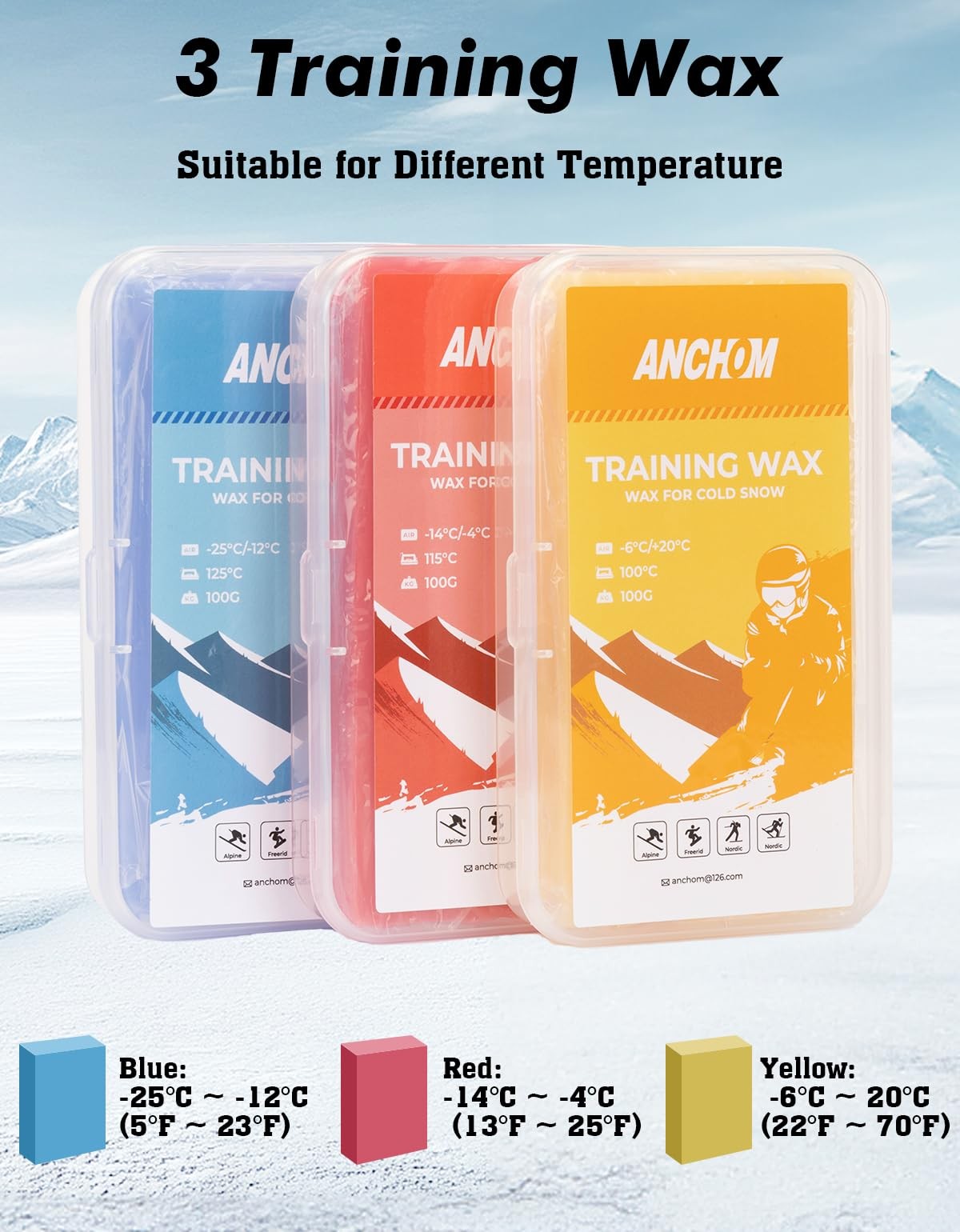 Ski Snowboard Tuning Kit, Complete Ski Snowboard Waxing Kit with Waxing Iron,...