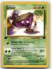 Grimer 57/82 Common Team Rocket Pokemon 1st Edition LP