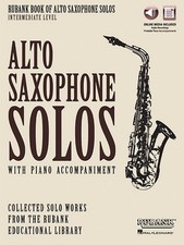Rubank Book of Alto Saxophone Solos Inte: Book with Online Audio (stream or Down