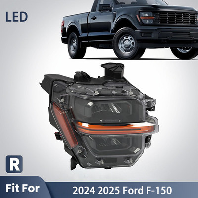 For 2024-2026 Ford F-150 LED Headlight Reflector w/o Module Passenger Right Side