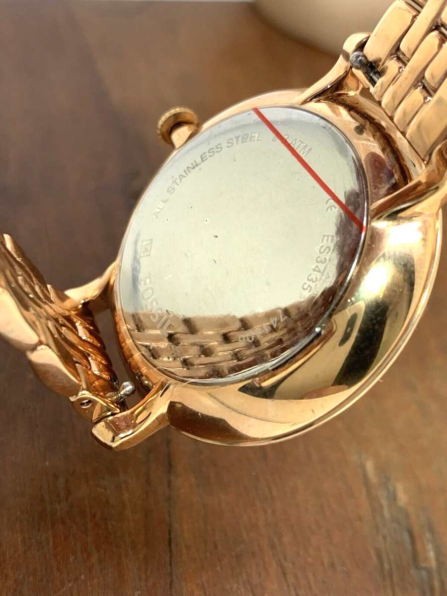 Fossil Womens Watch ES3435 Jacqueline Rose Gold Tone  display picture 3