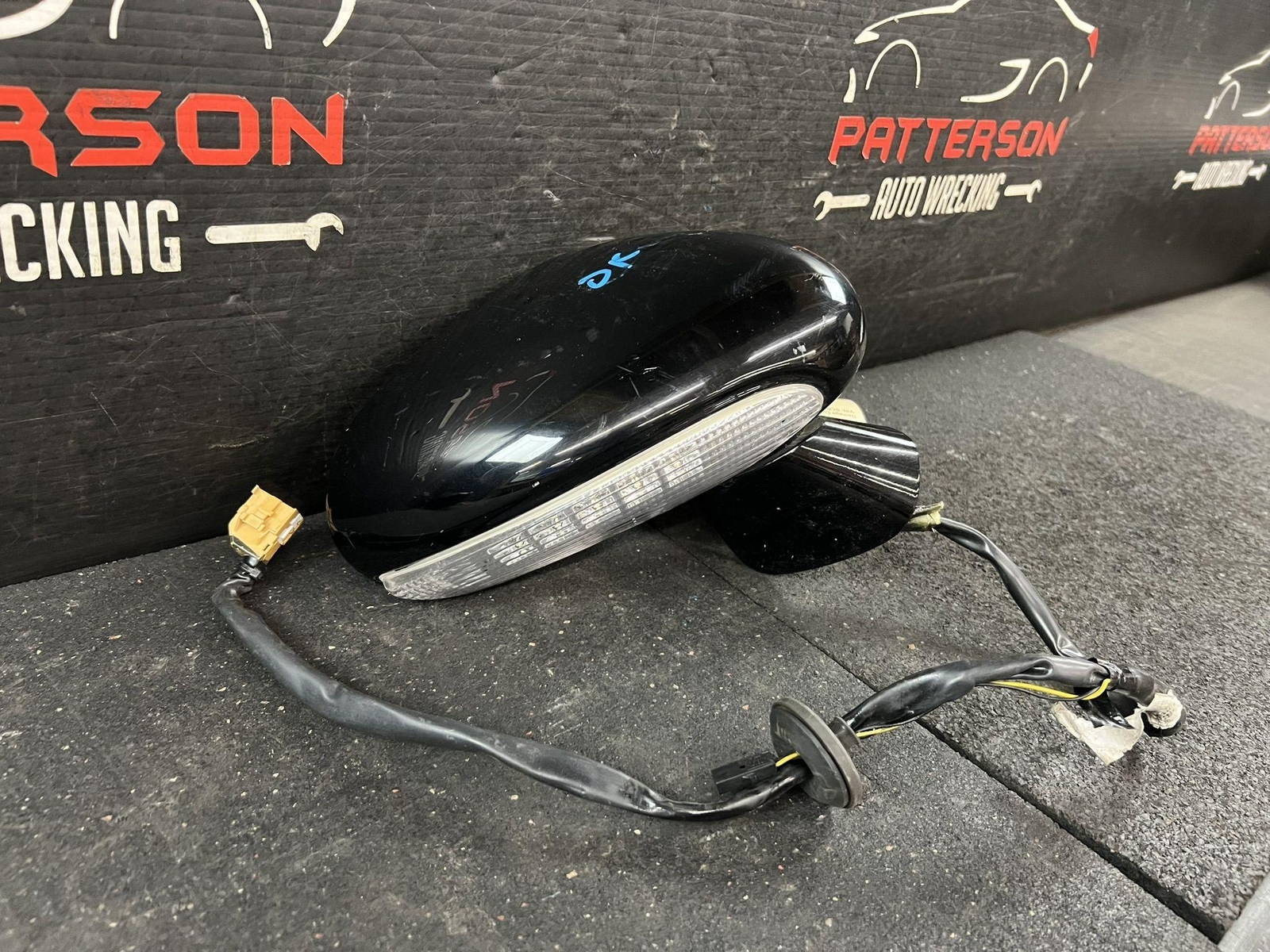 03-09 BENTLEY CONTINENTAL GT POWER FOLD PASSENGER RH SIDE VIEW DOOR MIRROR BLACK