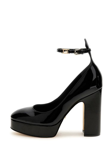 GUESS FL7TMSPAF08 KNÖCHELRIEMEN Schuhe Absatz Pumps mit Riemen Lack