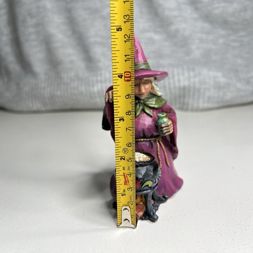 Jim Shore 2014 Witch Wee Bit Wicked Potion Making Cauldron Halloween Holiday - Bild 2 von 6