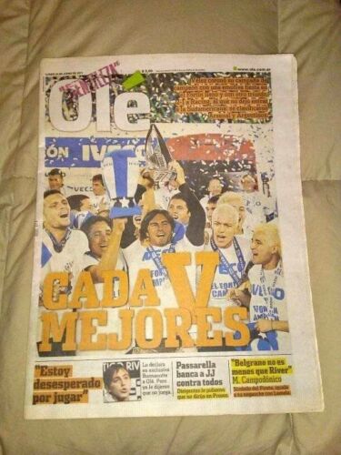 VELEZ CHAMPION CLAUSURA 2011 - Ole magazine - VELEZ 2 vs RACING 1 - Argentina