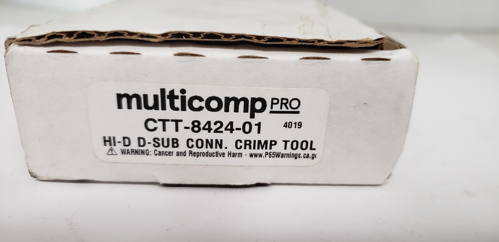 MULTICOMP CTT-8424-01 HAND CRIMP TOOL, BLUE MOULDED TEXTURED PLASTIC GRIPS, NIB