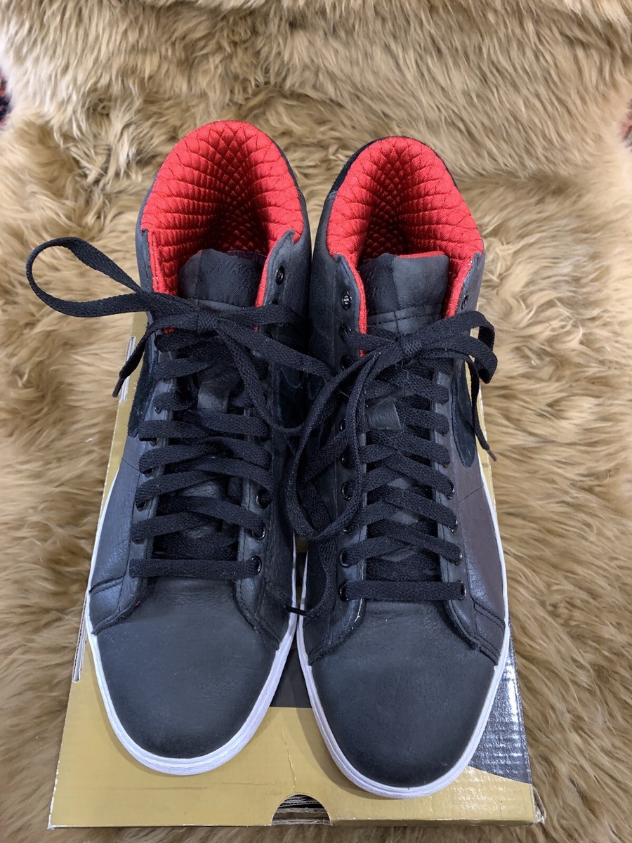 Nike Blazer Sb Elite ‘Lance Mountain’ Black/Black-Varsity Red 334106-001 Sz 6.5 Nike Blazer Sb Elite  main image 3