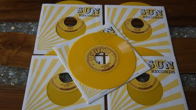 Elvis Presley - Komplettsatz 5 ''Sun'' Singles - Yellow 7'' Vinyl 45rpm