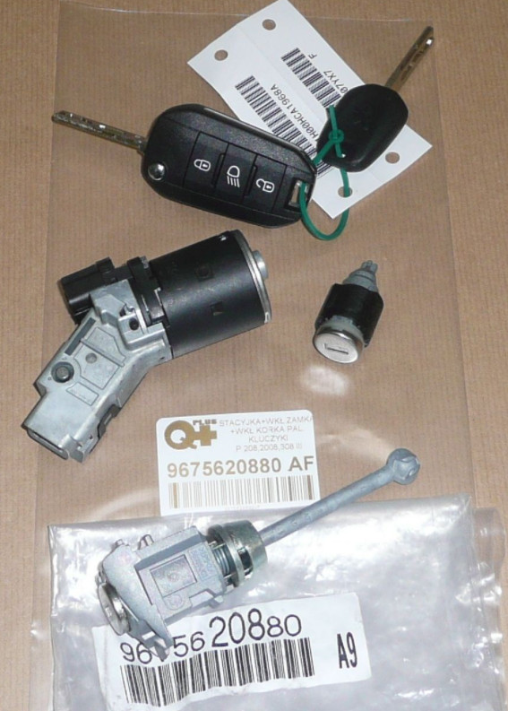 Kit antivol de direction Peugeot 9675620880 pour modèles 208, 2008 et 308 III