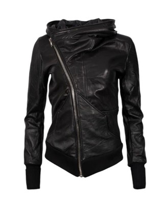 Pelechecoco Macy Jacket Reworked Sustainable Leather Black Small  