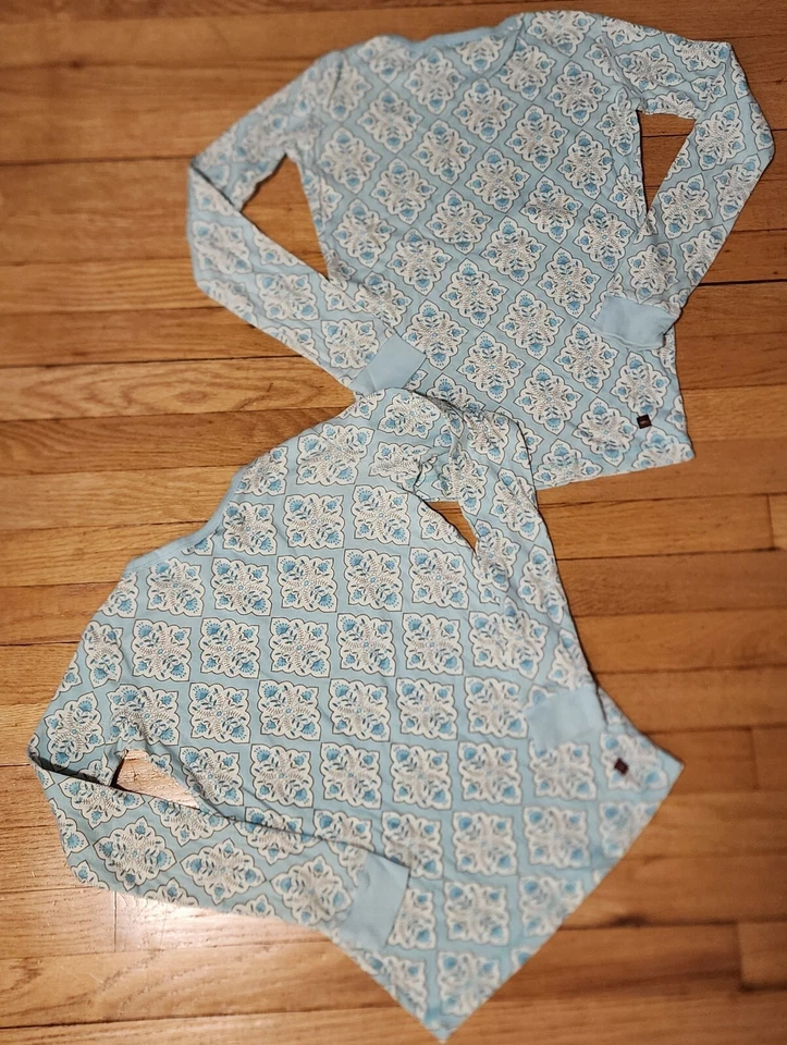 Lot of 2 Tea Collection 100% Cotton Pajama Tops 12y Super Soft & Fragrance Free - Image 2 of 4