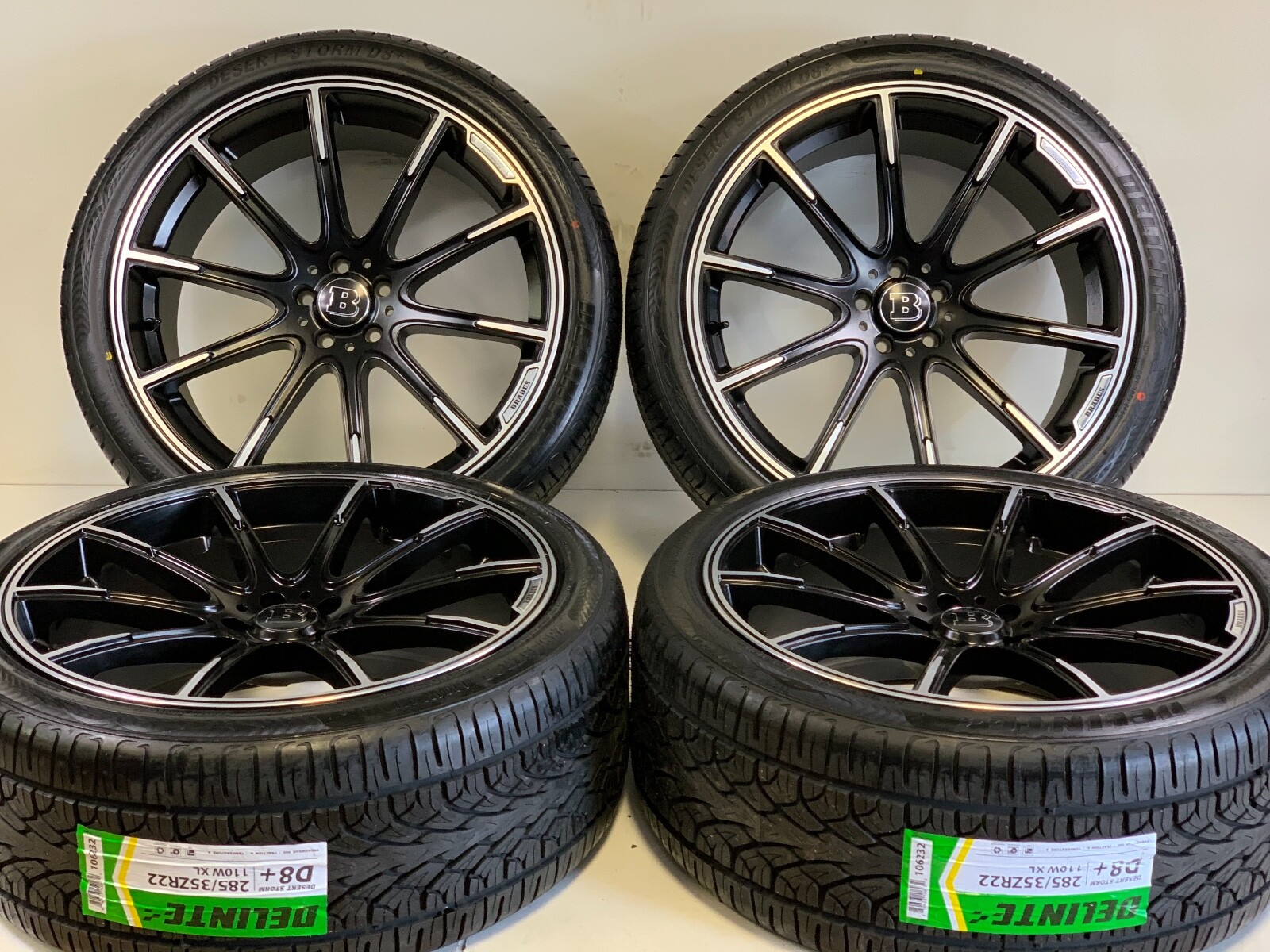 22" CLASS AMG STYLE WHEELS RIMS FITS MERCEDES 5X112 400 500 GL ML 5X112 BRABUS