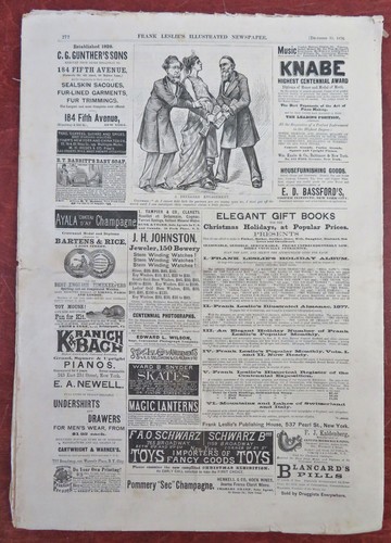 Brooklyn Theatre Fire 1876 North Carolina Black Legislators Leslie's rare nwsppr - Imagen 12 de 12