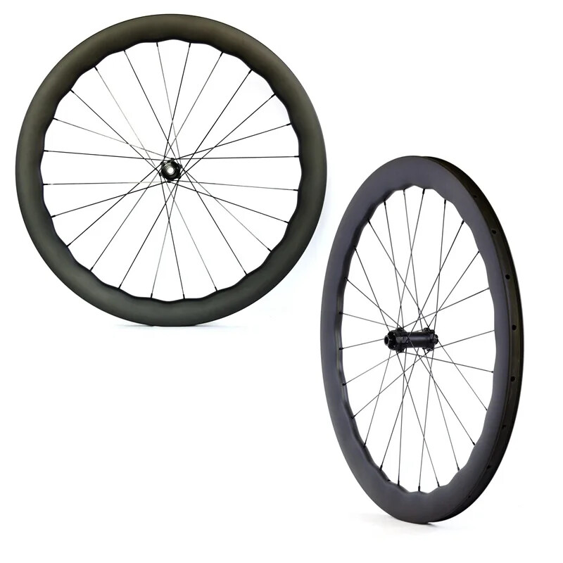 700C Carbon Road Bike Wheels 45 50 65mm Centerlock Disc Tubeless Ready