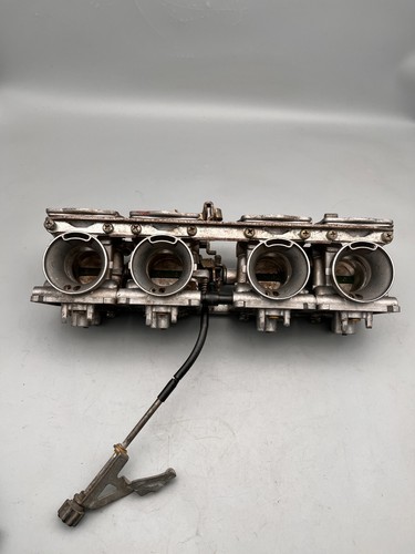 Kawasaki GPZ 600 R Vergaser Vergaserbank Carburetor GPX 600 R Keihin V155 #30161 - Picture 21 of 24