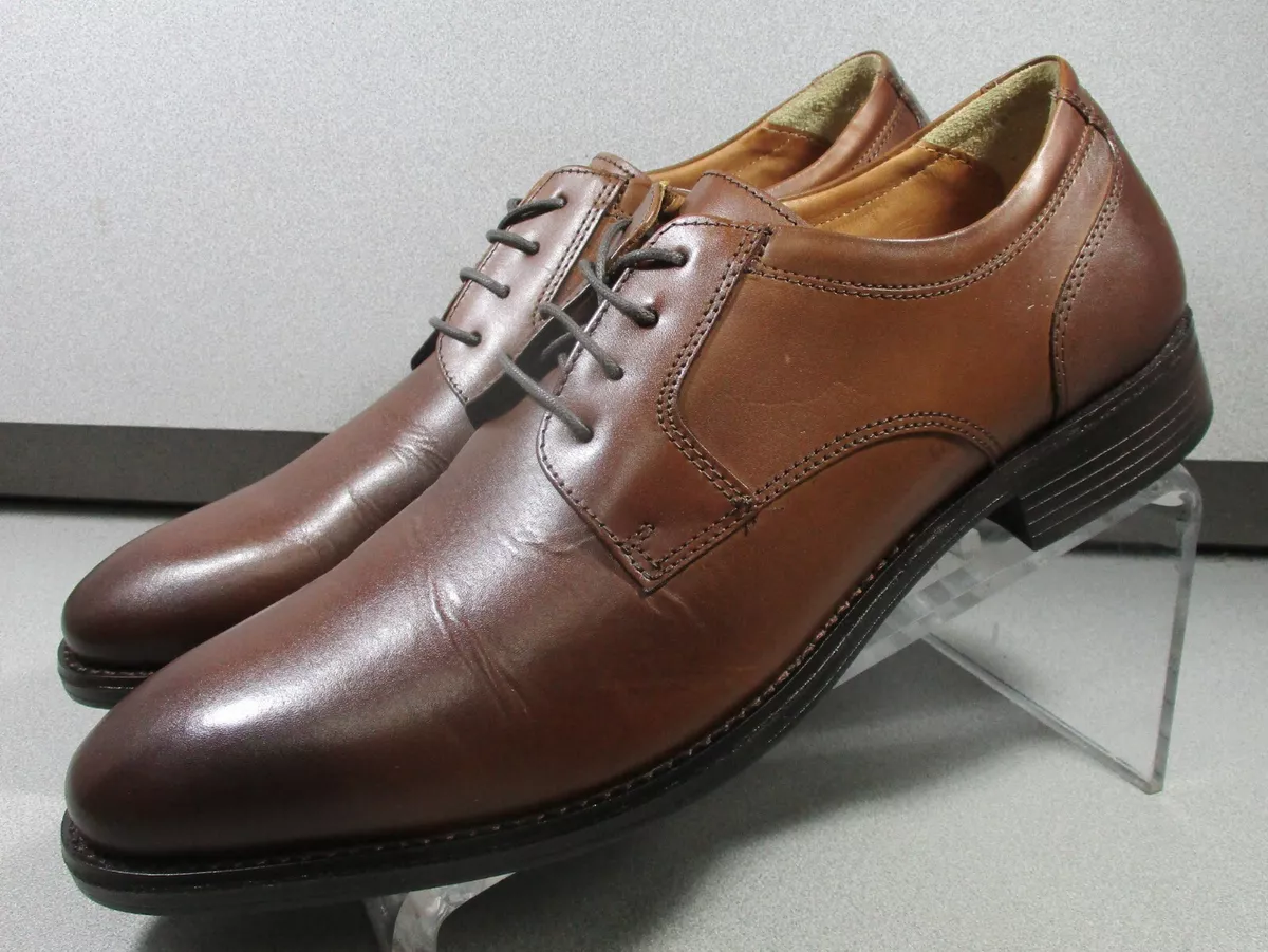 Dark tan mens shoes hotsell