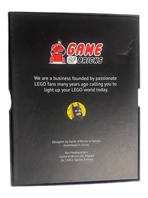 Game of Bricks Lego Light Kit Lighting Set 10224 Town Hall Town Hall