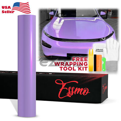 ESSMO PET Space Candy Gloss Candy Purple Car Vehicle Vinyl Wrap Decal Sticker