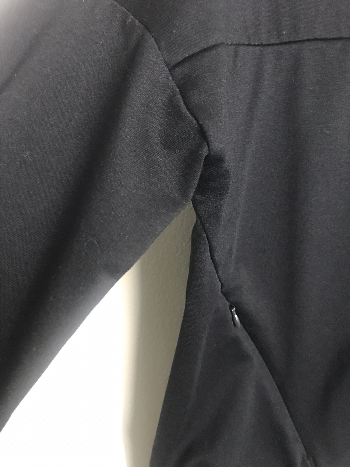 Fabletics Pullover Jacket-Zip Kangaroo Pocket-Bla… - image 4