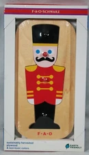 RARE F.A.O SCHWARZ TOY SOLDIER 4 PC WOODEN FIGURE PUZZLE 12" x 5 3/4" NEW IN BOX