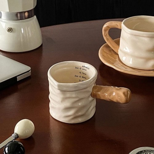 with Handle Small Milk Jar With Scale Coffee Measuring Cup Table Decorative - Picture 6 of 15