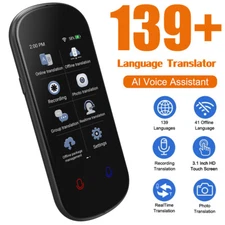 139 Language Translator Device Smart Two-Way Instant Ai Voice Photo Translation