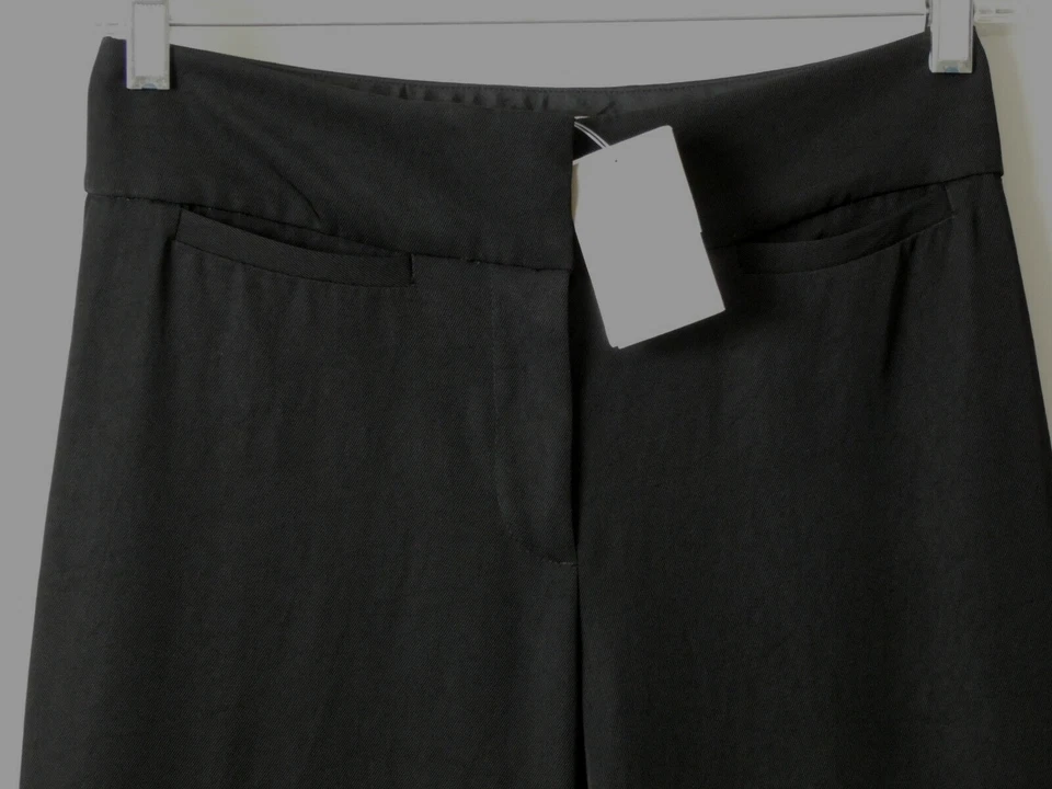 Pantalones Leifsdottir Negros Triacetato Pierna Ancha Talla 6 Nuevos con Etiquetas Foto 3 de 4