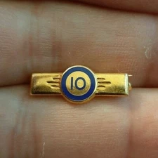 #10 Vintage Metal Pinback