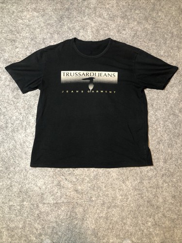 Trussardi Jeans Shirt Adult Large Black 