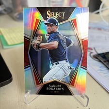 2022 Panini Select #169 Xander Bogaerts SILVER PRIZM card Red Sox