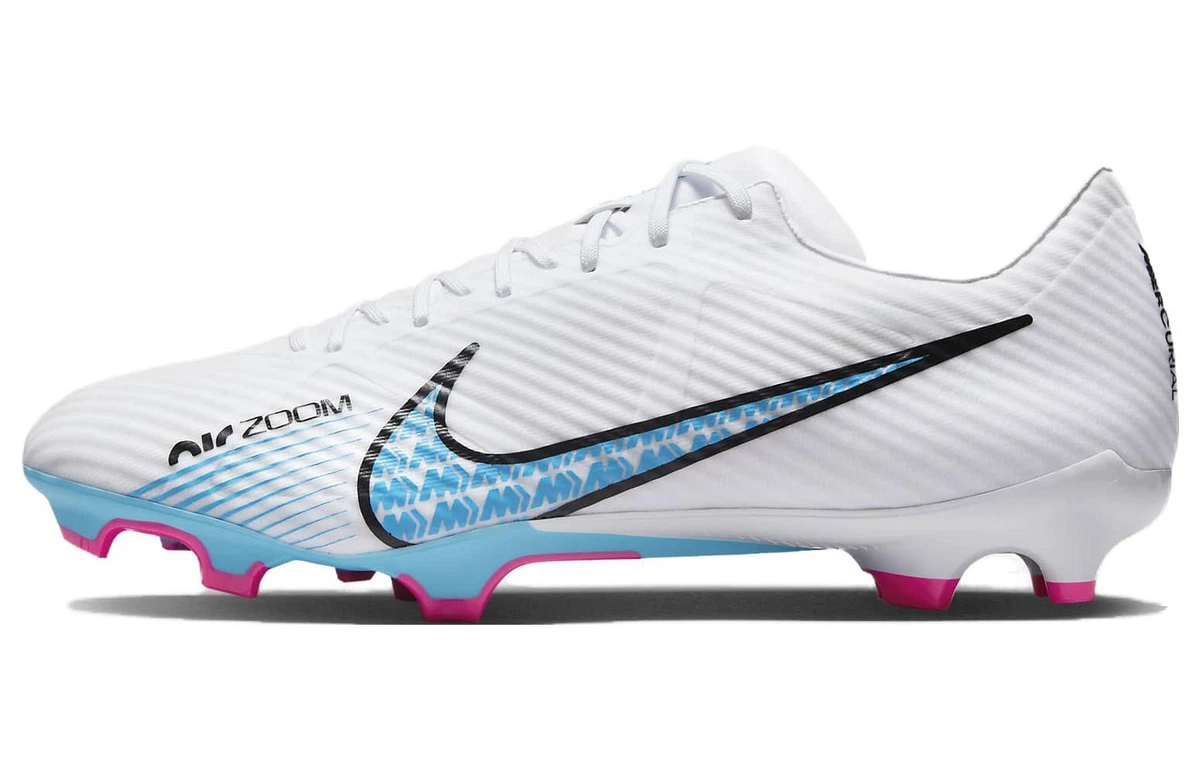 Nike Zoom Mercurial Vapor 15 Academy Indoor Soccer Shoes White Light Blue US 10 Nike Zoom Mercurial Vapor 15 Academy TF Turf Soccer Shoes  main image 3