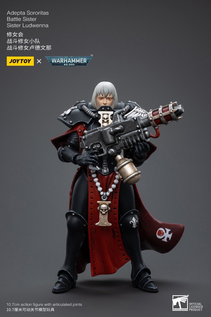 JOYTOY Warhammer 40k Adepta Sororitas Battle Sister Ludwenna