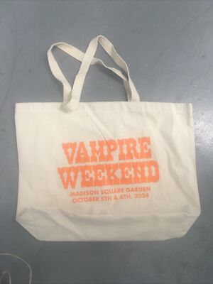 2024 Vampire Weekend Tote Bag Zabar's New York MSG Madison Square