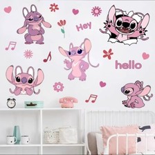 Removable Wall Sticker Lilo  Stitch kids room Decal Vinyl Home Decor