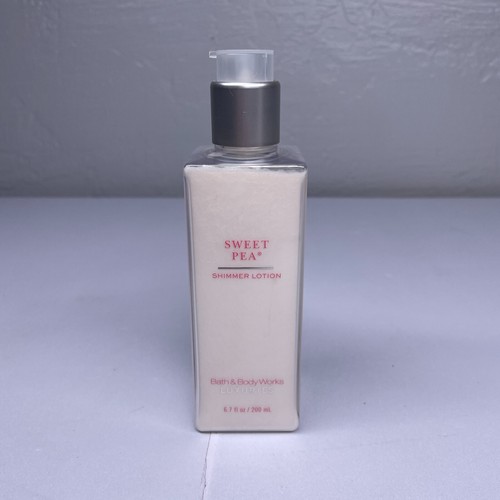 Bath & Body Works Sweet Pea Shimmer lozione 6,7 once karitè rara fuori produzione ritirata