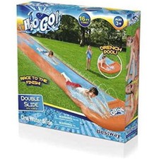 Bestway H2Ogo H20 GO Slip One Single Water Slide for Kids 16 Feet Drench Pool