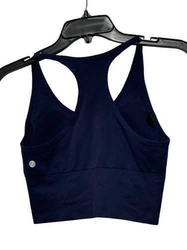 Sujetador deportivo acolchado con espalda deportiva Z by Zella para mujer, azul (azul marino); talla S - Imagen 7 de 13