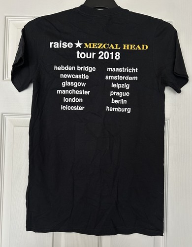 Camiseta Swervedriver Raise Mezcal Head 2018 Tour Talla Pequeña Negra Estampado Gráfico - Imagen 4 de 4