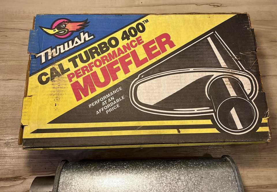 Vintage Thrush California Turbo muffler 2.25 inlet/outlet 40121 eBay