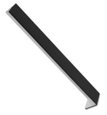 Black Ash UPVC Fascia Corner Joint - 300mm Length, 35mm Width