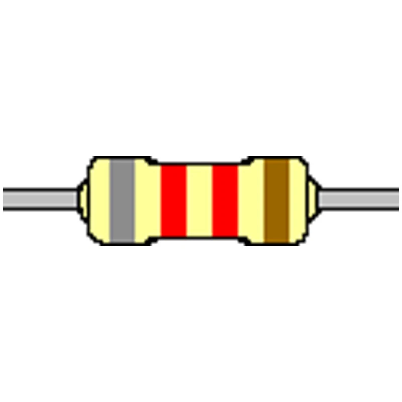 YAGEO Kohleschicht-Widerstand 8,2 kOhm 5% 0,25W Bauform 0207 gegurtet