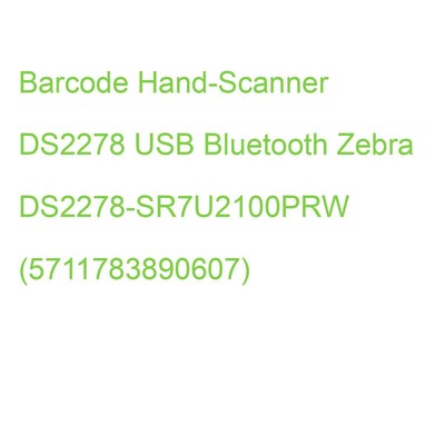 Barcode Hand-Scanner DS2278 USB Bluetooth Zebra DS2278-SR7U2100PRW (571178389060