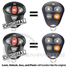 2 New Replacement Python Keyless Entry Remote Car Key Fob For EZSDEI474P