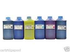 6x1000ml Quality ND® Pigment Inks for HP 72 Designjet T1200 T1300 T610 printers 