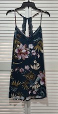Linea Donatella Floral Chemise Size XL Nightgown