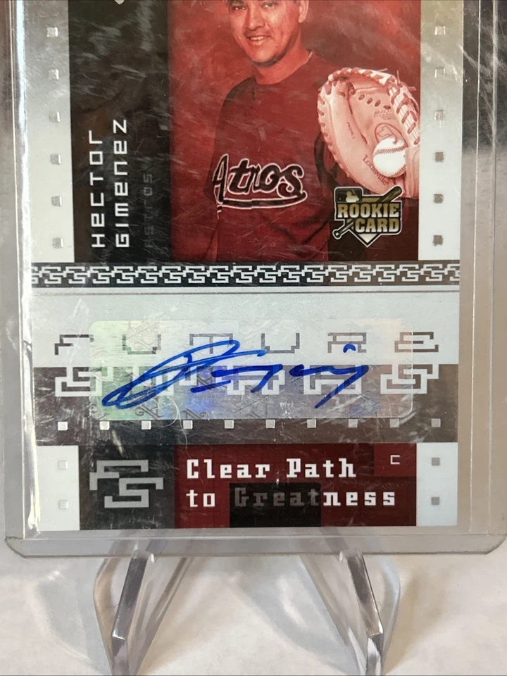 Héctor Giménez 2007 Upper Deck Future Stars Clear Path to Greatness Auto #143 Foto 2 de 4