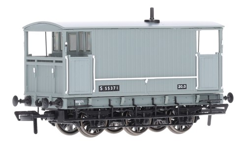 931009 Rapido Trains OO Gauge SECR furgoneta de freno de 6 ruedas (usada) | Condition: Used